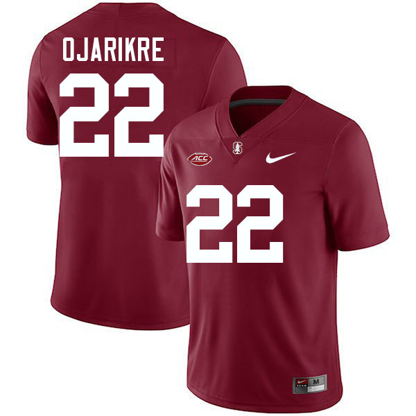 #22 Che Ojarikre Stanford Cardinal College Football Jerseys Stitched-Cardinal #22 Che Ojarikre Stanford Cardinal College Football Jerseys Stitched-Cardinal